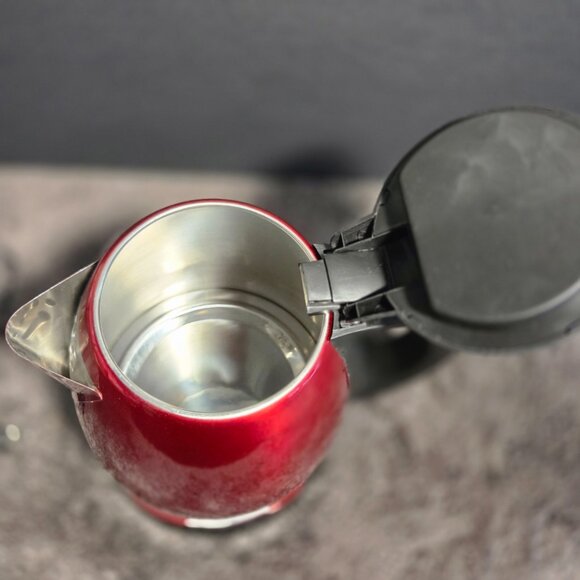 Brand New Americana Classics Electric Cordless Kettle Red - 8 Cup - Picture 4 of 7